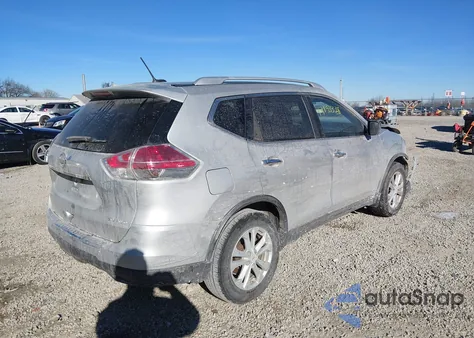 2015 Nissan Rogue Sv z USA, uszkodzony, nr VIN KNMAT2MV5FP514522